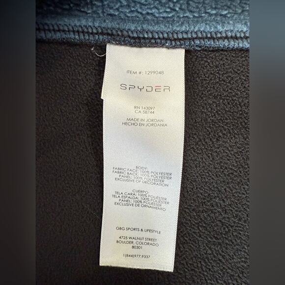 Spyder Men's Outbound Half Zip Pullover Fleece Lined Sweater Blue
Size XXL - Picture 7 of 9